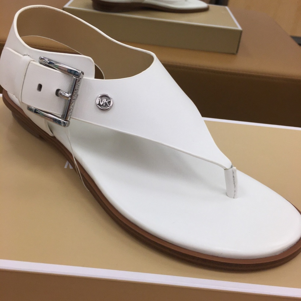 🤍White Mk Sandals🤍 - Picture 3 of 12